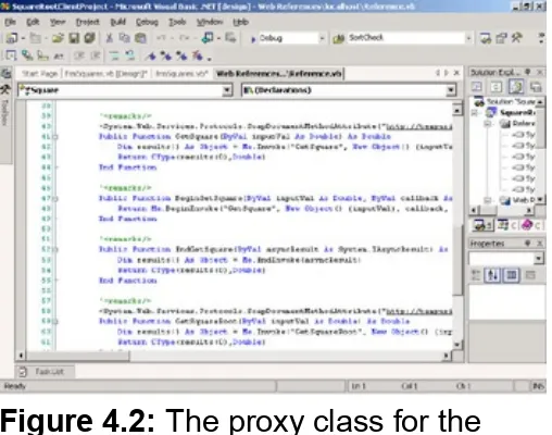 Figure 4.2: The proxy class for the