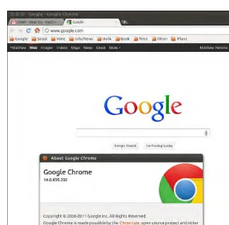 FIGURE 4.2Google Chrome running in Ubuntu.