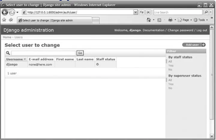 Figure 1.3. The change form view in the admin interface.