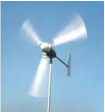 Gambar 2.4 Turbin angin sumbu horizontal 
