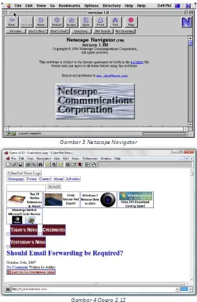 Gambar 3 Netscape Navigator 