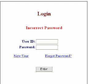 Figure 20 Authentication of the user 