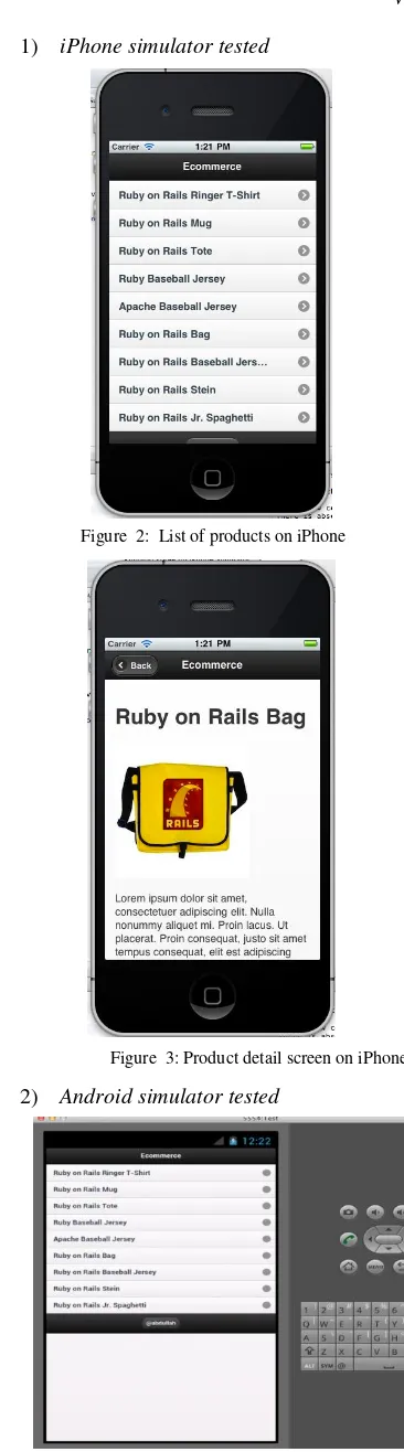 Figure  3: Product detail screen on iPhone 