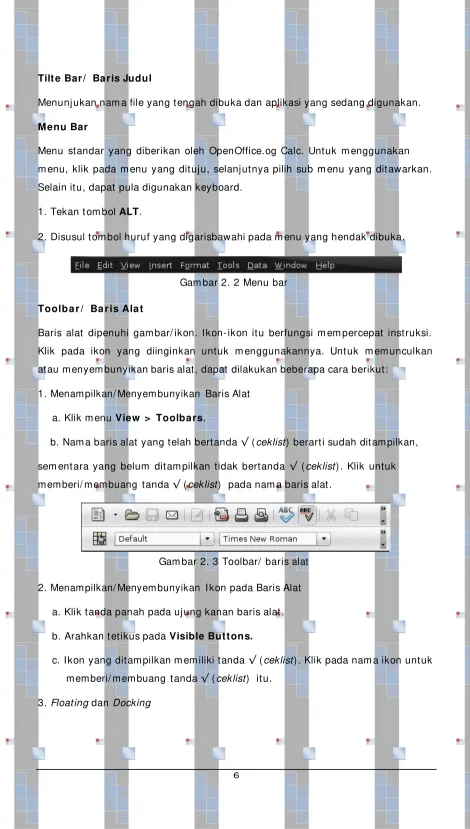 Gambar 2. 2 Menu bar 