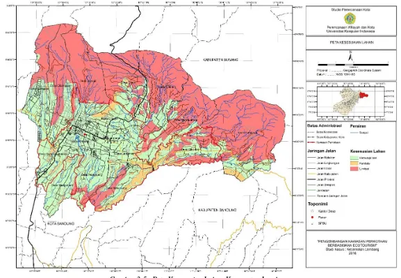 Gambar 3-5 : Peta Kesesuaian Lahan Kecamatan Lembang