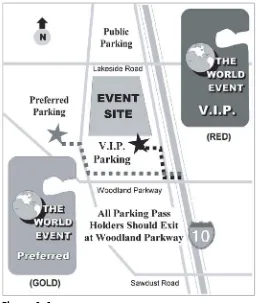 Figure 1-4VIP and Preferred Parking Pass Directions