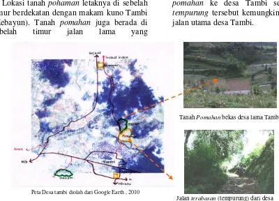 Gambar 11. Lokasi Pomahan desa Tambi lama 