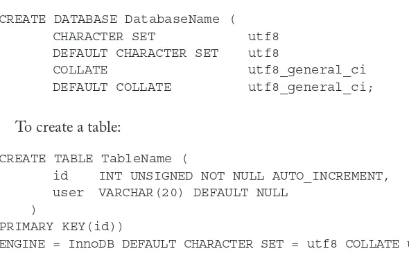 table. A comments table for global users would of course need to accommodate 