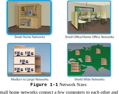 Figure 1-1 Network Sizes
