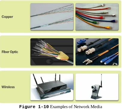 Figure 1-10 Examples of Network Media