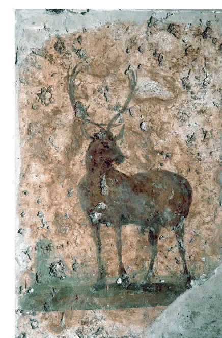 Fig. 2. Capua, Museo Provinciale Campano: affresco raffi-gurante un cervo, da S. Angelo in Formis.