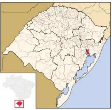Fig. 1. Rio Grande do Sul location in Brazil and Porto Alegre location in the state.