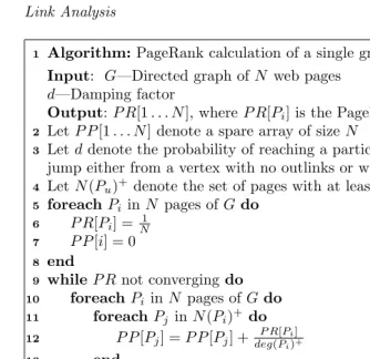 TABLE 5.3: Parameters for page.rank