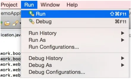 Figure 1-8. Run the Spring Boot application