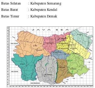 Gambar 2.14 Peta Kota Semarang 