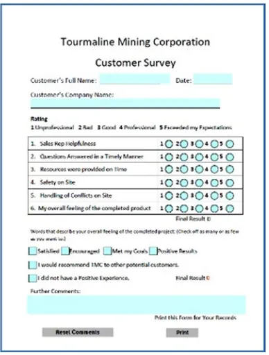 Figure 2-10. Page 3 of the customer survey