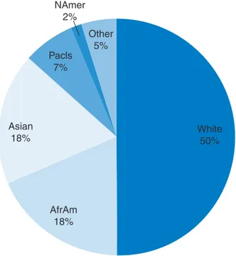 FIGURE 2-6  Unduplicated  Ethnicities ENG 20% MAT 35% ITC 8%ACC8%HIS8%SCI14% BUS7%