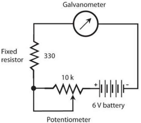 Fig. 3-2 . Short-circuit the center contact of the potentiometer to one of its end contacts