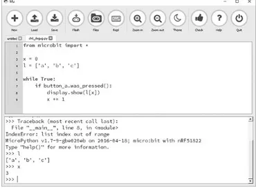 Figure 6-2   Debugging with the REPL.