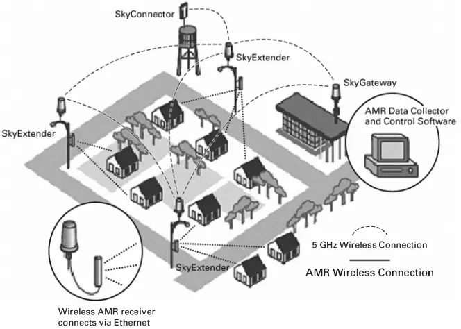 Figure 2.4 Sky Pilot city wireless administration (Sky Pilot Networks 2009) 