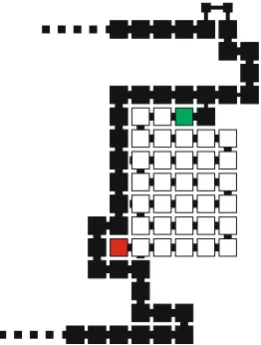 Fig. 2. This sequence of ﬁgures shows how the position of the block number is found.The black tiles correspond to tiles of the previous extraction region (Color ﬁgureonline).