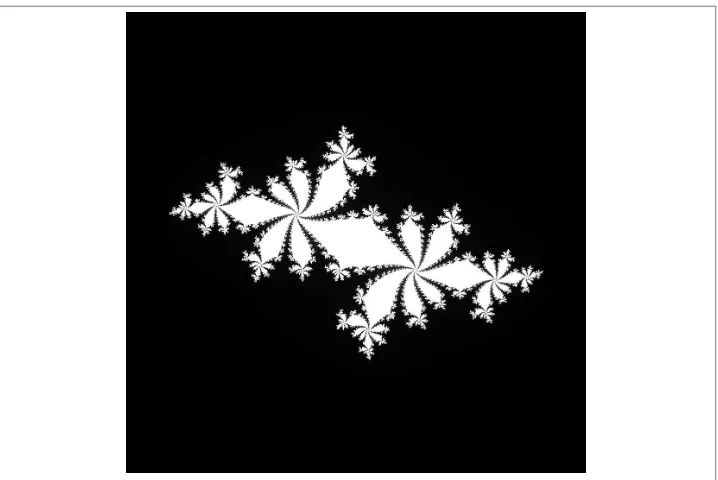 Figure 2-3. Julia plot example using a pure grayscale