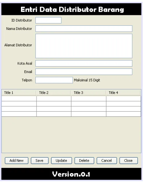 Gambar 1.25 Desain Form Data Distributor 