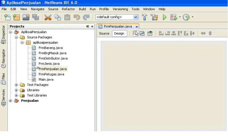 Gambar 1.33 Menentukan Nama Form JFrame Form 