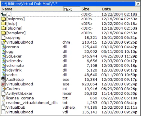 figure shows the files and subfolders you'll have: 