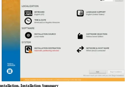 Figure 1-2: Installation, Software Selection