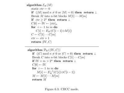 Figure 6.3: CBCC mode.