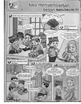 Gambar bercerita dan komik di bawah ini memperlihatkan ideolgi