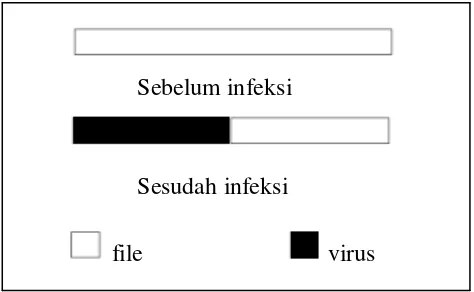 Gambar 2.1. Overwriting virus 