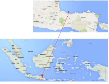 Figure 6-1 Position of Probolinggo in Indonesian archipelago Source: Google Maps 