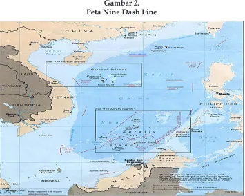 Gambar 2.Peta Nine Dash Line