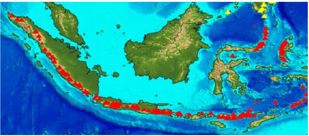 Gambar 2.4 Sebaran Gunung di Dunia