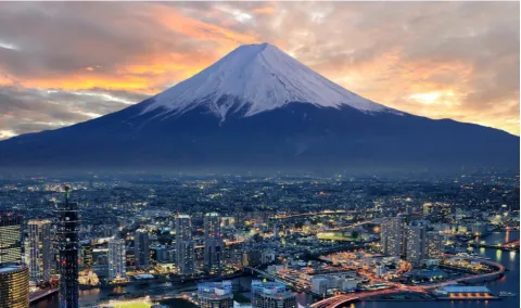 Gambar 3.3 Gunung Fuji, Jepang