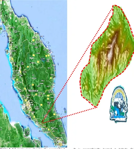 Figure 1 Schematic map showing the geographical locality of GLJ NLP (Johor, Malaysia) 