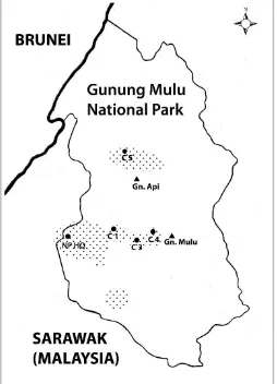 Figure 2. Overview map of GM NP. Dotted 