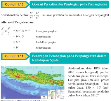 Gambar 1.9 Kepadatan penduduk Jawa