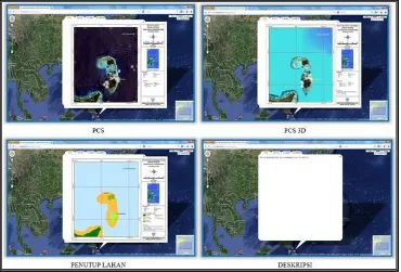 Gambar 1. Desiminasi  Informasi Geospasial Pulau Kakarutan (Sarno, 2013) 