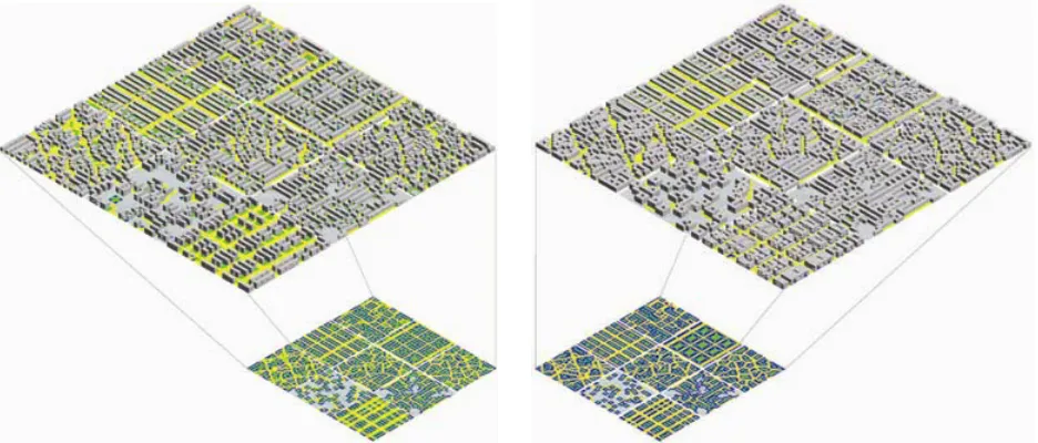 Figure 11 Examples for development possibilities of the different structures. 