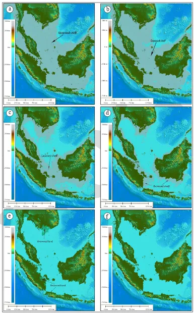 A Drowning Sunda Shelf Model During Last Glacial Maximum (LGM) And ...