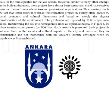 Figure 5. The current emblem of Ankara is on the left and the former is on the right [42]