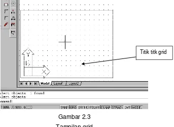 Gambar 2.3 Tampilan grid 