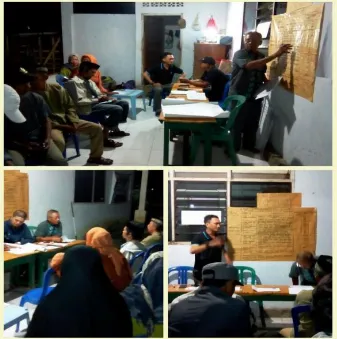 Figure 1.  Photo Documentation of Kelurahan Meeting (Muskel) III at Pasir Kramat Keraton, Pekalongan