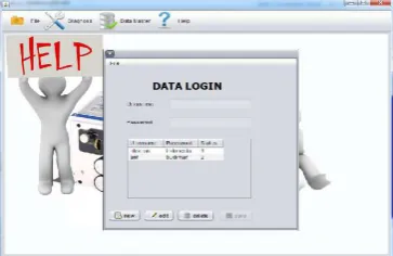 Gambar 4.9 Sub menu data pengetahuan 