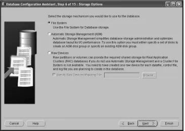 Figure 6-13. Step 6: Storage Options