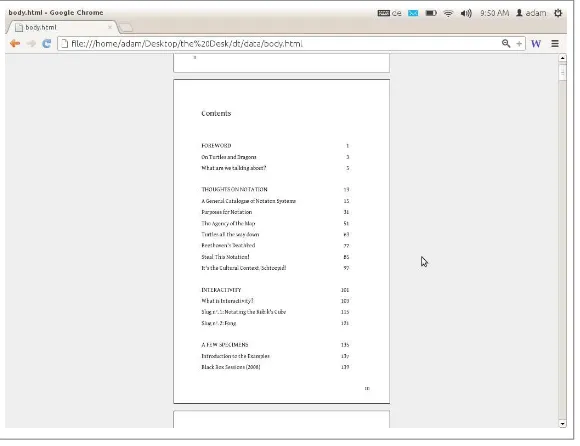 Figure 13-4. Illustration of Table of Contents automatically generatedby BookJS