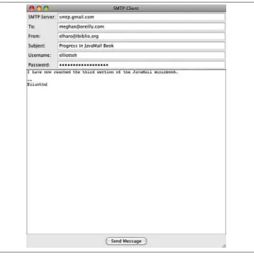 Figure 2-1. A simple GUI mail program